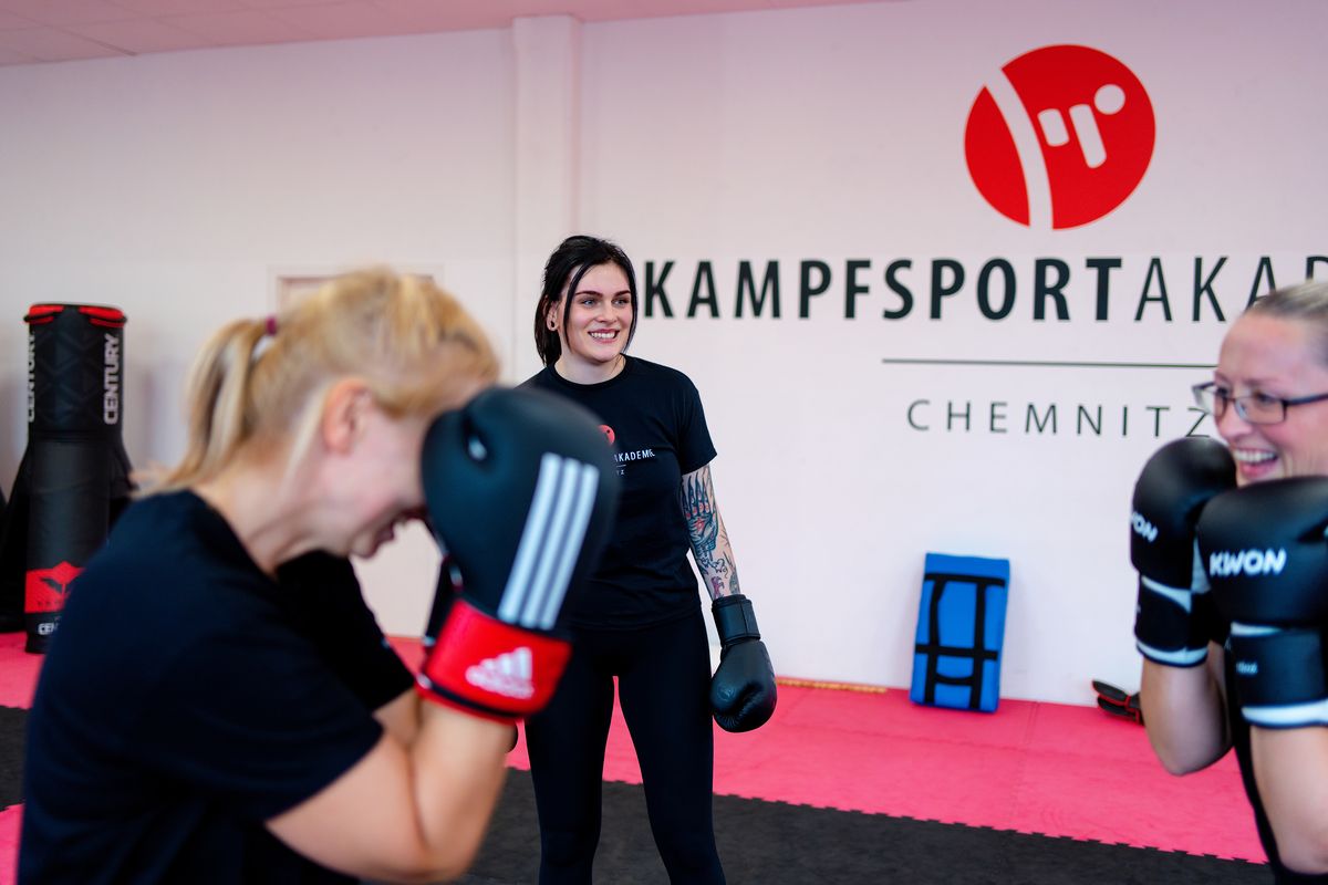 Sparring mit Spaß in entspannter Trainingsatmosphäre